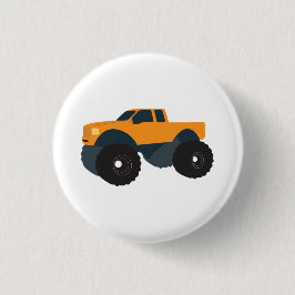 Chapa Redonda De 2,5 Cm Vehículo Monster Truck