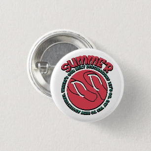 Chapa Redonda De 2,5 Cm Verano   Decir Sí A Nueva Aventura