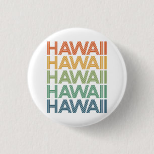 Chapa Redonda De 2,5 Cm Viaje en Hawái Vacaciones Tropicales Aloha Hawaii,