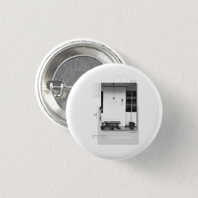 Chapa Redonda De 2,5 Cm viajero_2 (Anverso y reverso)