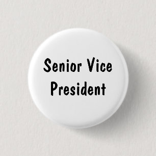 Chapa Redonda De 2,5 Cm Vicepresidente Senior