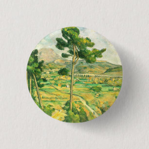 Chapa Redonda De 2,5 Cm Victoire y el Viaducto Paul Cezanne