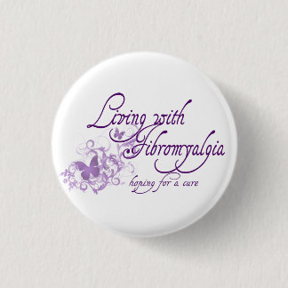 Chapa Redonda De 2,5 Cm Vida con Fibromyalgia