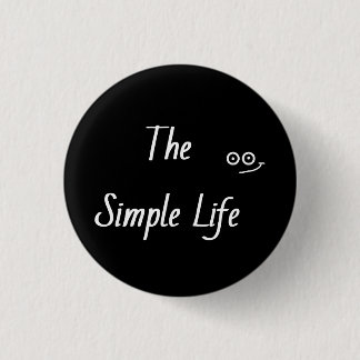Chapa Redonda De 2,5 Cm 'vida simple'