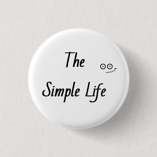 Chapa Redonda De 2,5 Cm 'vida simple'