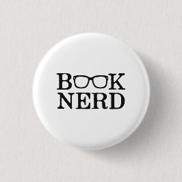 Chapa Redonda De 2,5 Cm Vidrios Nerdy del empollón del libro
