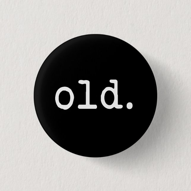 Chapa Redonda De 2,5 Cm Viejo (Anverso)