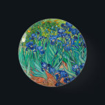 Chapa Redonda De 2,5 Cm Vincent Van Gogh Irises Bella Artes de cosecha flo<br><div class="desc">Vincent Van Gogh iriza el botón Bella Artes de cosecha floral</div>