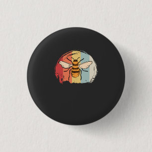 Chapa Redonda De 2,5 Cm Vintage Bee