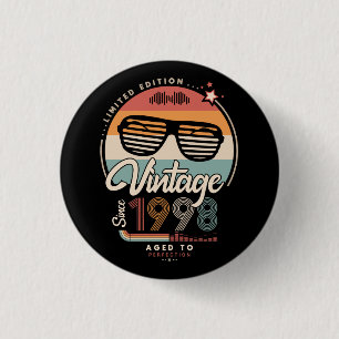 Chapa Redonda De 2,5 Cm Vintage desde 1998