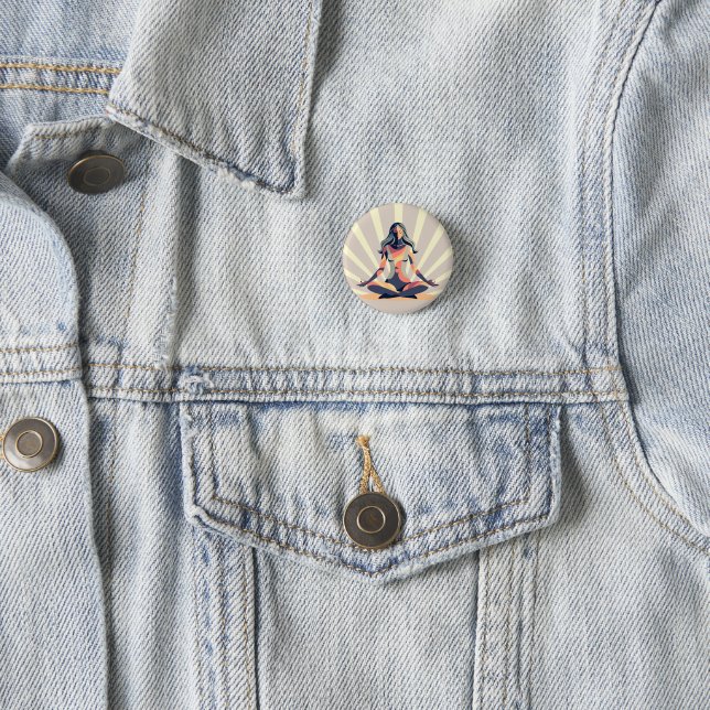 Chapa Redonda De 2,5 Cm Vintage Namaste (In situ)
