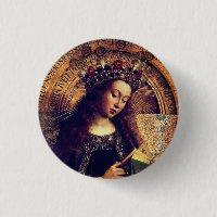 Virgin Mary - Ghent Altarpiece por Jan van Eyck