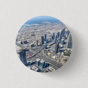 Chapa Redonda De 2,5 Cm Vista aérea de Dubai