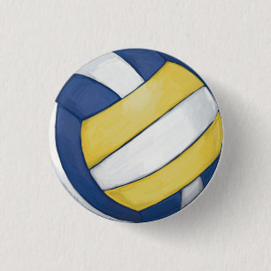 Chapa Redonda De 2,5 Cm Voleibol