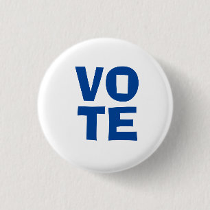 Chapa Redonda De 2,5 Cm Votación
