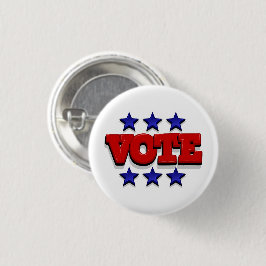 Chapa Redonda De 2,5 Cm Votar