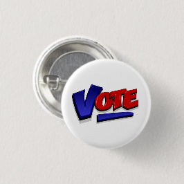 Chapa Redonda De 2,5 Cm Votar