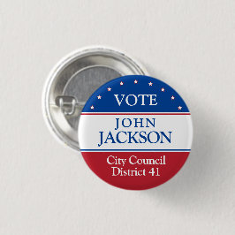 Chapa Redonda De 2,5 Cm Votar