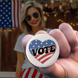 Chapa Redonda De 2,5 Cm Votar por las elecciones de 2024 del presidente de<br><div class="desc">botón Votar a presidente de EE. UU. 2024</div>