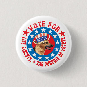 Chapa Redonda De 2,5 Cm Vote for GSD