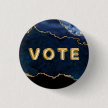 Voto azul geoda dorado
