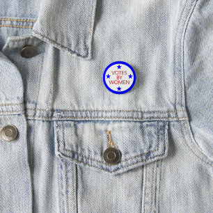 Chapa Redonda De 2,5 Cm Votos de mujeres