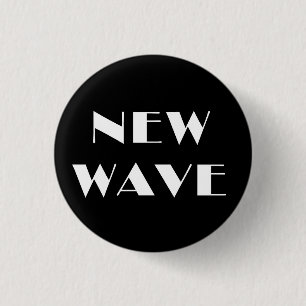 Chapa Redonda De 2,5 Cm Wave New Button