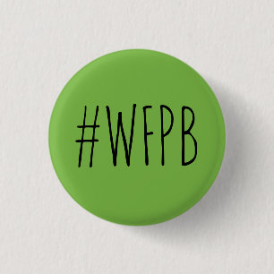 Chapa Redonda De 2,5 Cm WFPB - Planta de alimentos completos - Verde para 