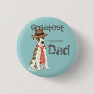 Chapa Redonda De 2,5 Cm Whippet Dad