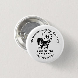 Chapa Redonda De 2,5 Cm Wild Iguana Lost Family