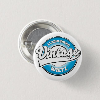 Chapa Redonda De 2,5 Cm Wiltz Luxembourg retro logo