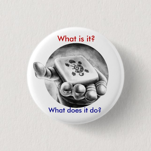 Chapa Redonda De 2,5 Cm Wright en los libros del tiempo - sintonizador (Anverso)