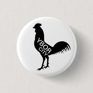 Chapa Redonda De 2,5 Cm Ybor City Rooster