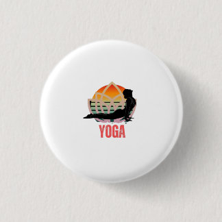 Chapa Redonda De 2,5 Cm Yoga: Abraza el flujo