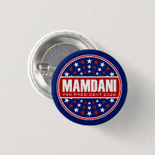 Chapa Redonda De 2,5 Cm Zorhan Mamdami Presidente 2028