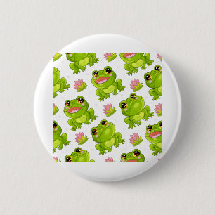 Chapa Redonda De 5 Cm С ute ranas personalizados