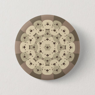 CHAPA REDONDA DE 5 CM ぐるっとあにまる「カワイイラッコ親子」缶バッジ