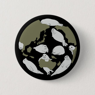 CHAPA REDONDA DE 5 CM アザラシと一緒に地球を守ろう