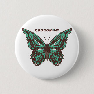 CHAPA REDONDA DE 5 CM チョコミント　蝶