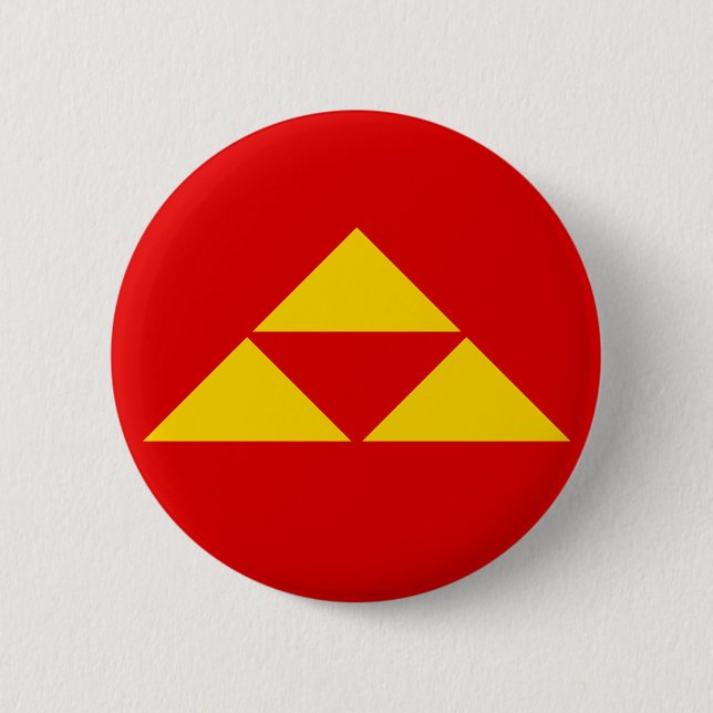 Chapa Redonda De 5 Cm 三つ鱗 Mitsu-uroko (Anverso)