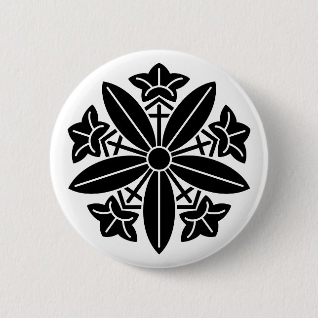 CHAPA REDONDA DE 5 CM 久 我 竜 胆 車 バ・・ (Anverso)