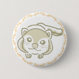 CHAPA REDONDA DE 5 CM 優しいパステルカラーのムササビ