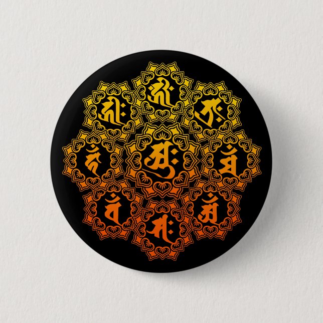 CHAPA REDONDA DE 5 CM 干支八体仏 (Anverso)