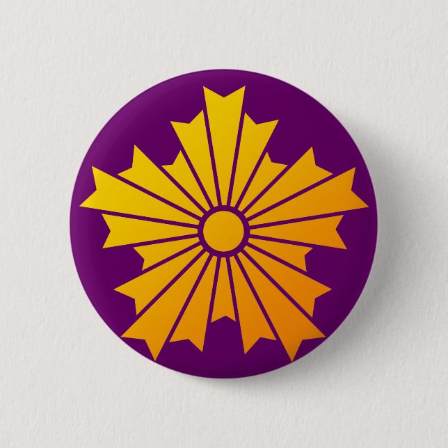 CHAPA REDONDA DE 5 CM 旭日章 (Anverso)