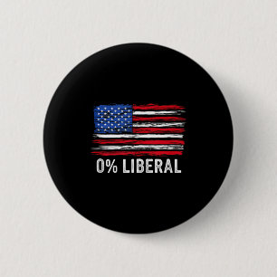 Chapa Redonda De 5 Cm 0% Liberal Cero Por Ciento Anti Liberal Republican