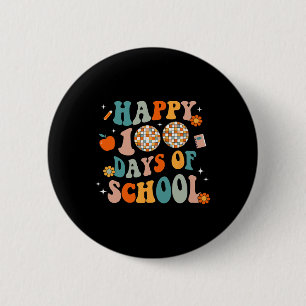 Chapa Redonda De 5 Cm 100 Días 100 Día De La Escuela Para Niños Chicas Y