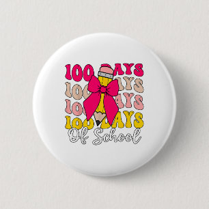 Chapa Redonda De 5 Cm 100 Días De Coqueta Escolar Por El 100º Día De