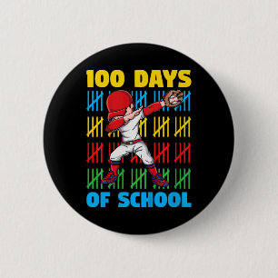 Chapa Redonda De 5 Cm 100 Días De Escolares 100º Día De Enseñanza