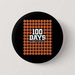 Chapa Redonda De 5 Cm 100 días de escuela Bysketbyll 100th Day School Gy