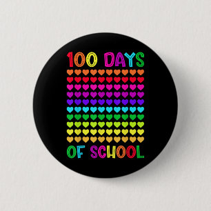 Chapa Redonda De 5 Cm 100 Días De Escuela Y Todavía Me Encantan Los Cora
